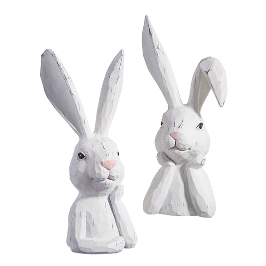 10.25” THINKING RABBIT BUST