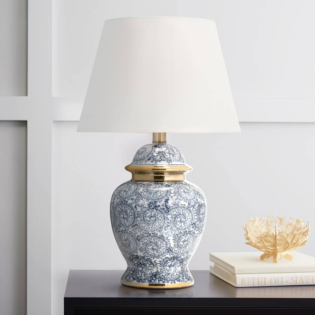 Ceramic Chinoiserie Table Lamp