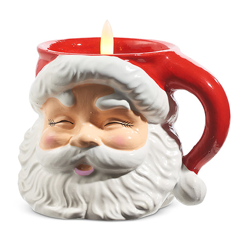 5" SANTA CANDLE