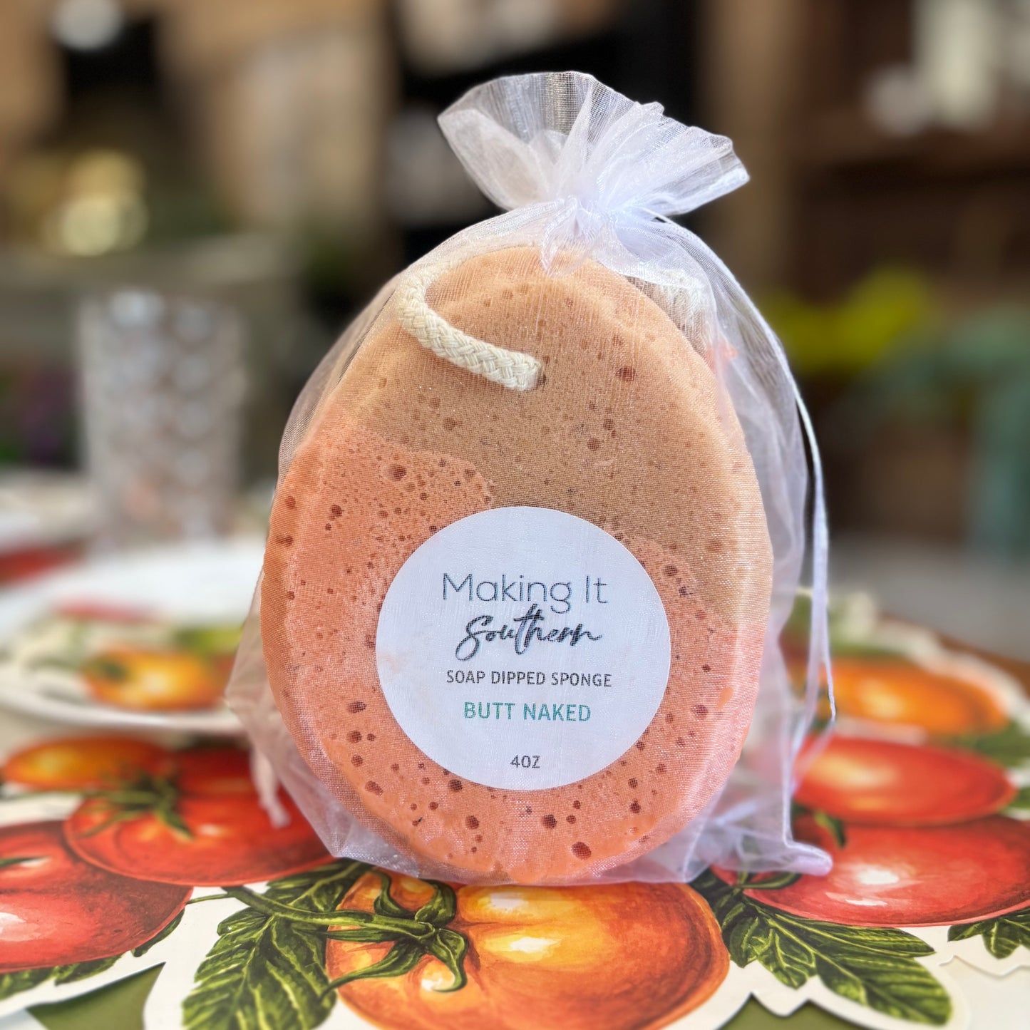Soap Dipped Sponge, 4 oz.