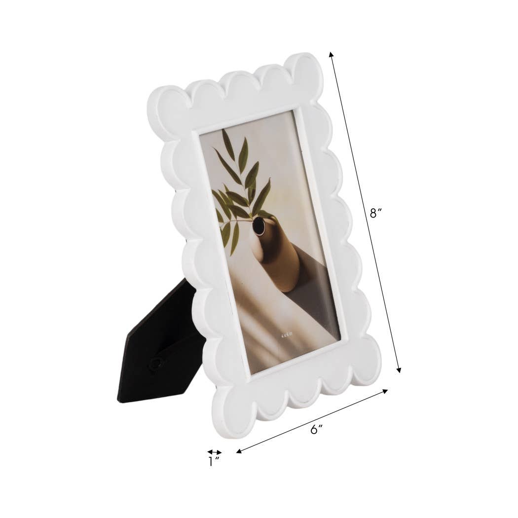 Scalloped Photo Frame 5”x7”