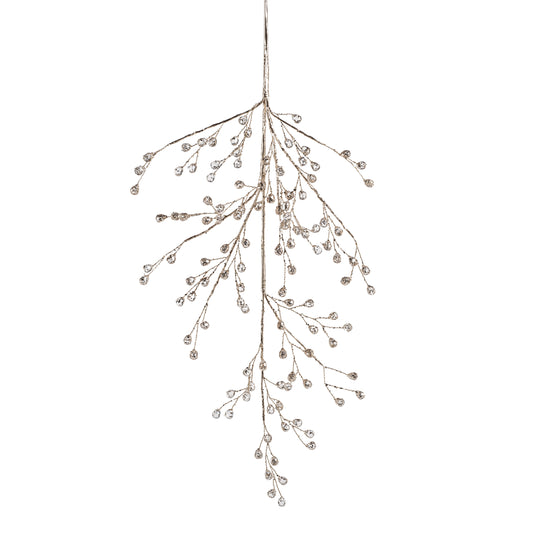 Beaded Glass Berry Branch 26”