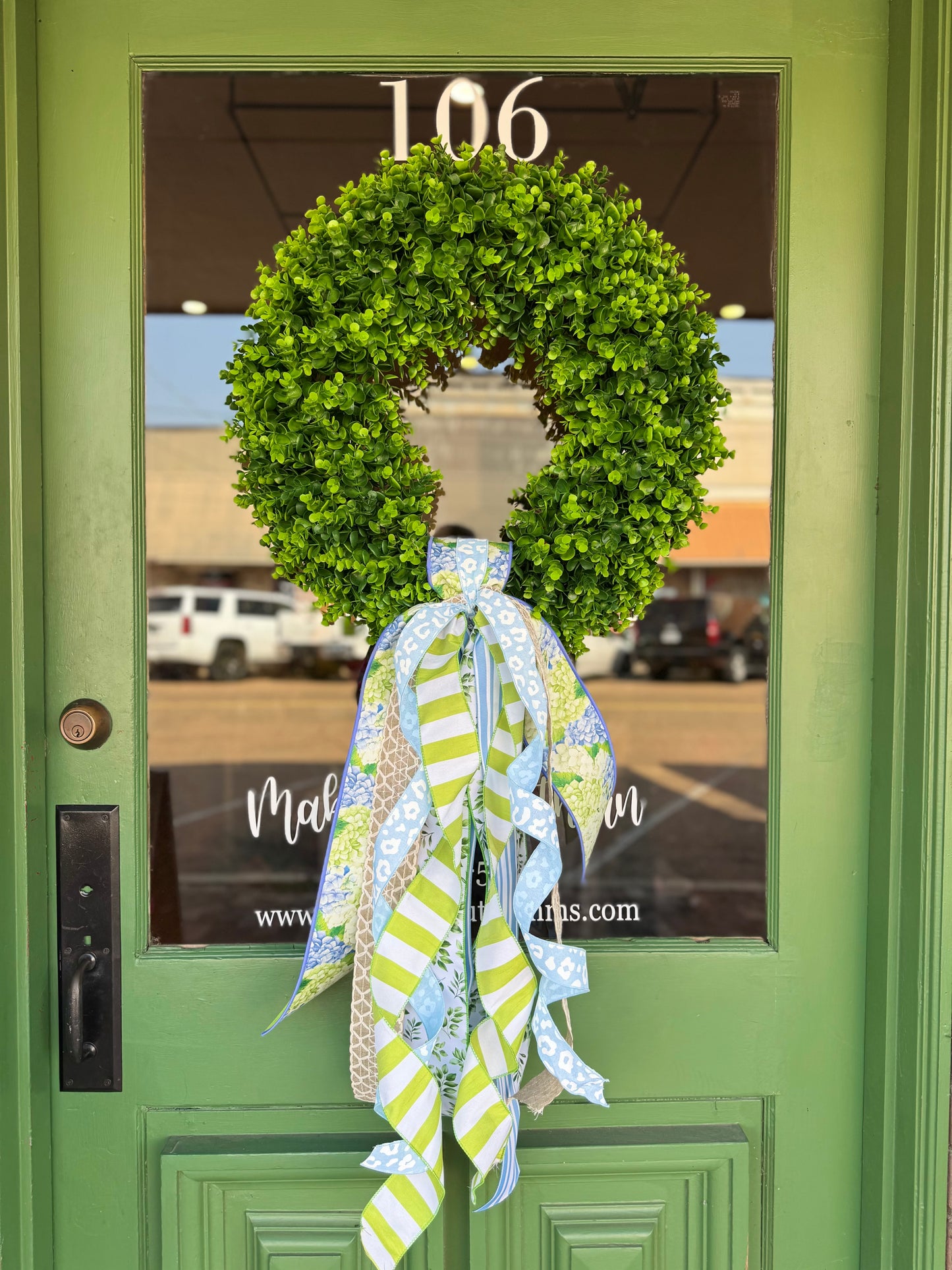 Hydrangea Ribbon Sash