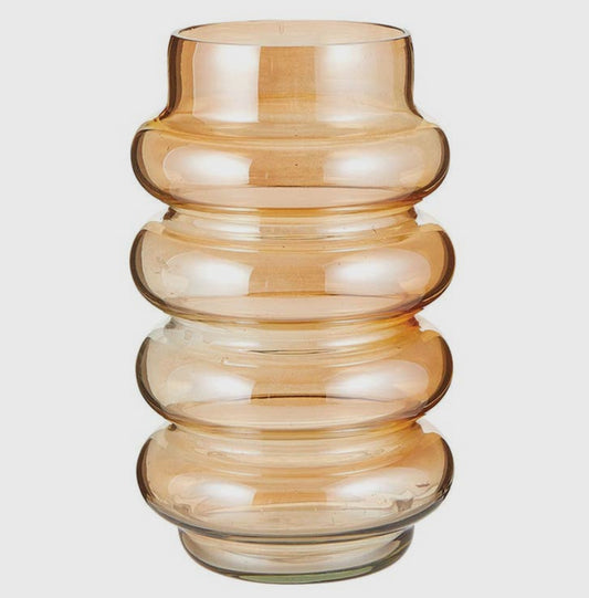 Gold Luster Glass Vase