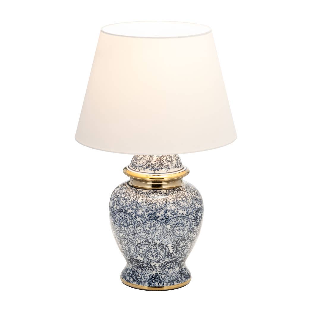 Ceramic Chinoiserie Table Lamp