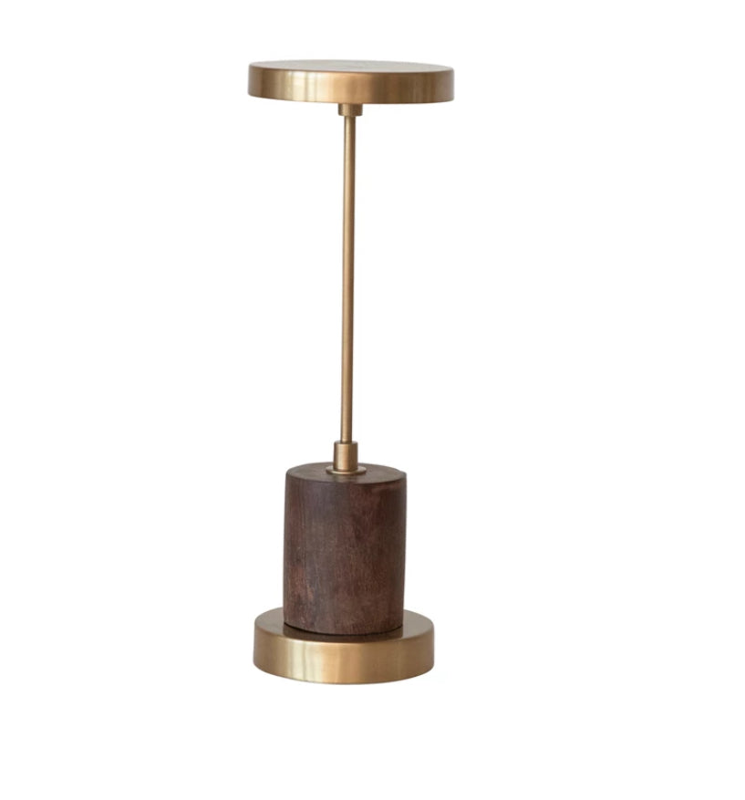 Metal & Mango LED Table Lamp