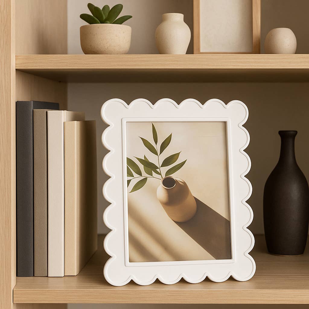 Scalloped Photo Frame 5”x7”