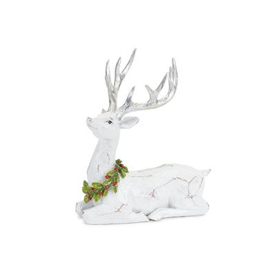 White Resin Deer