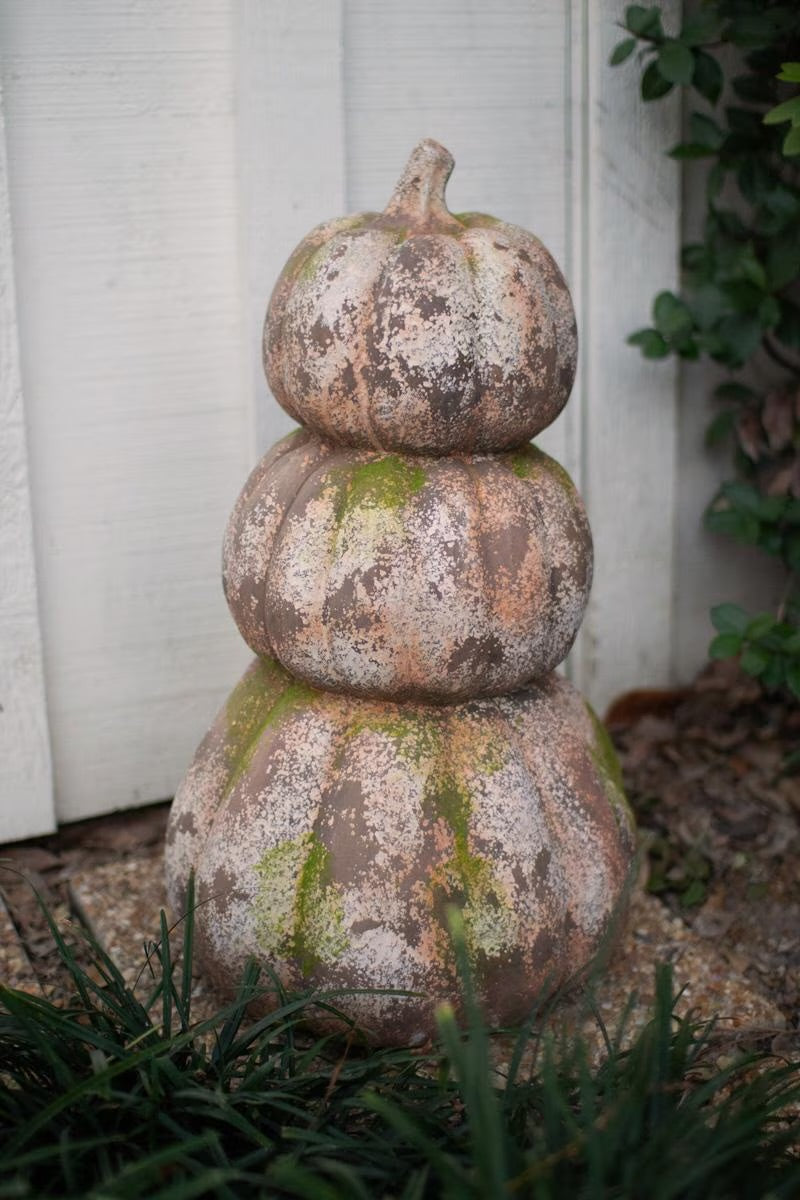 Faux Concrete Pumpkins- LOCAL PICKUP ONLY