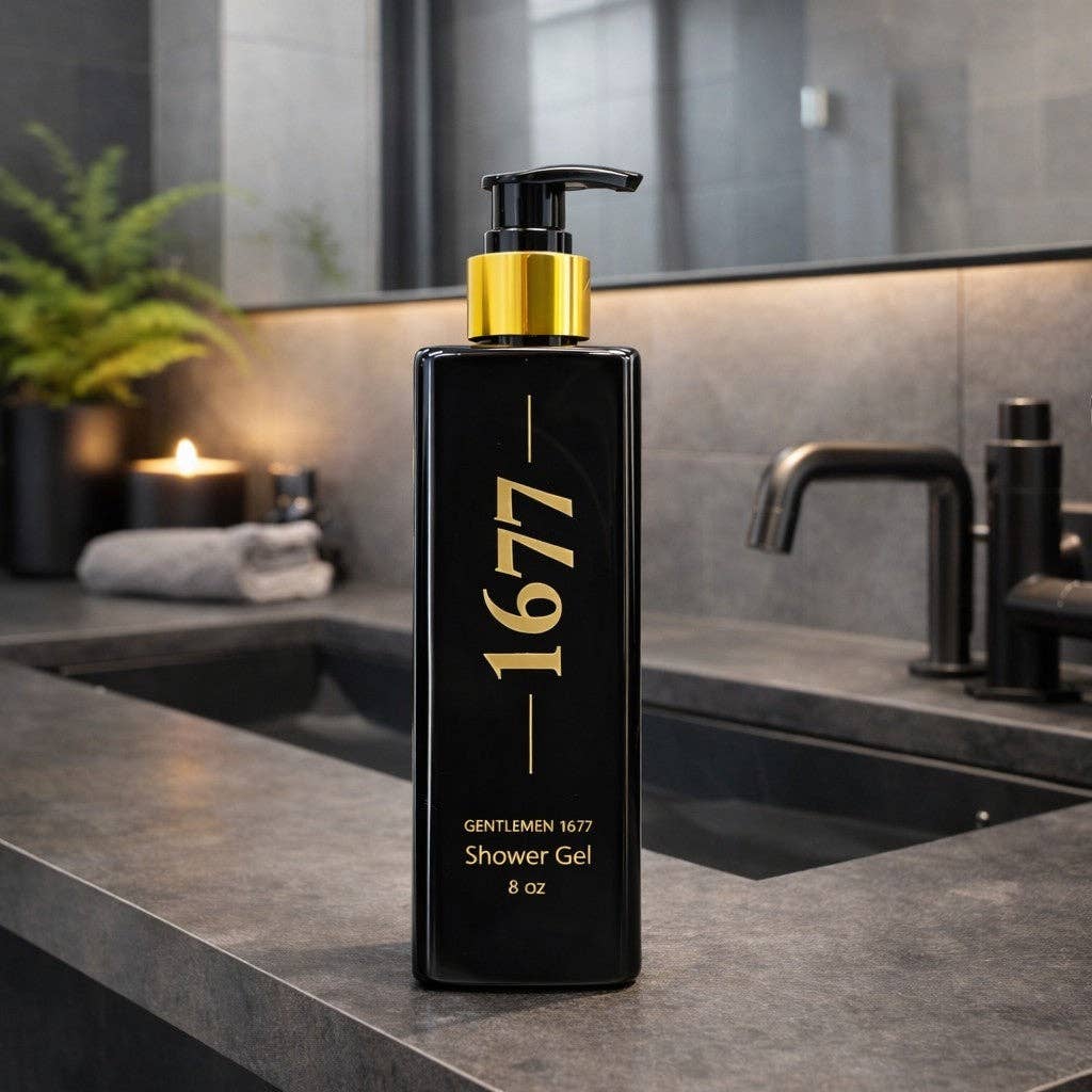 Gentlemen 1677 Shower Gel Pump 8oz