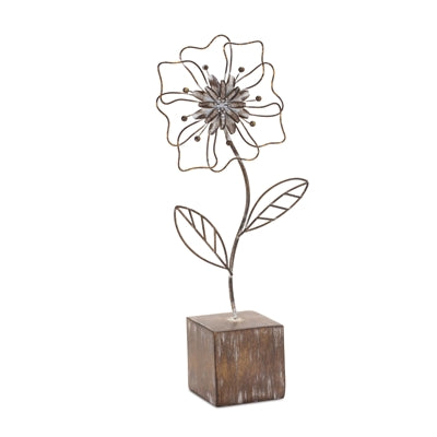 Metal/Resin Floral Decor