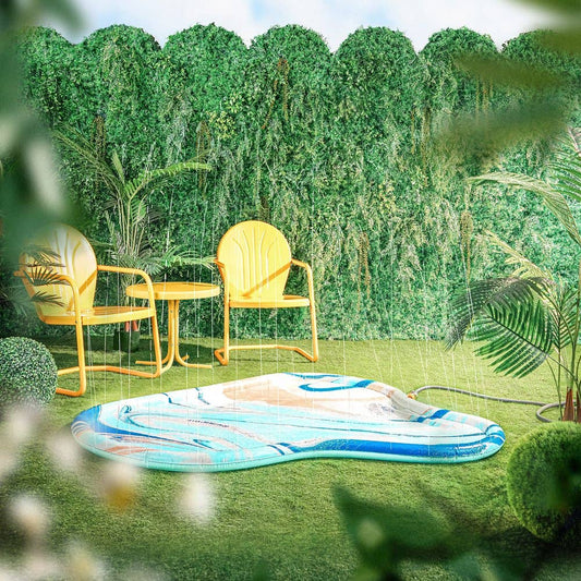 Minnidip Splash Pad in Watercolor Swirl: Multi