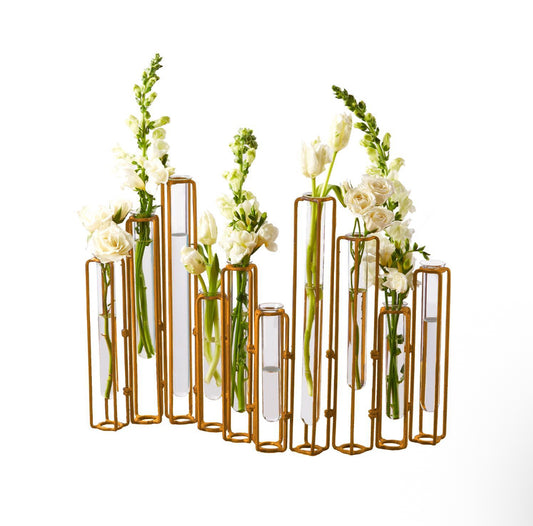 Lavoisier Set of 10 Hinged Flower Vase
