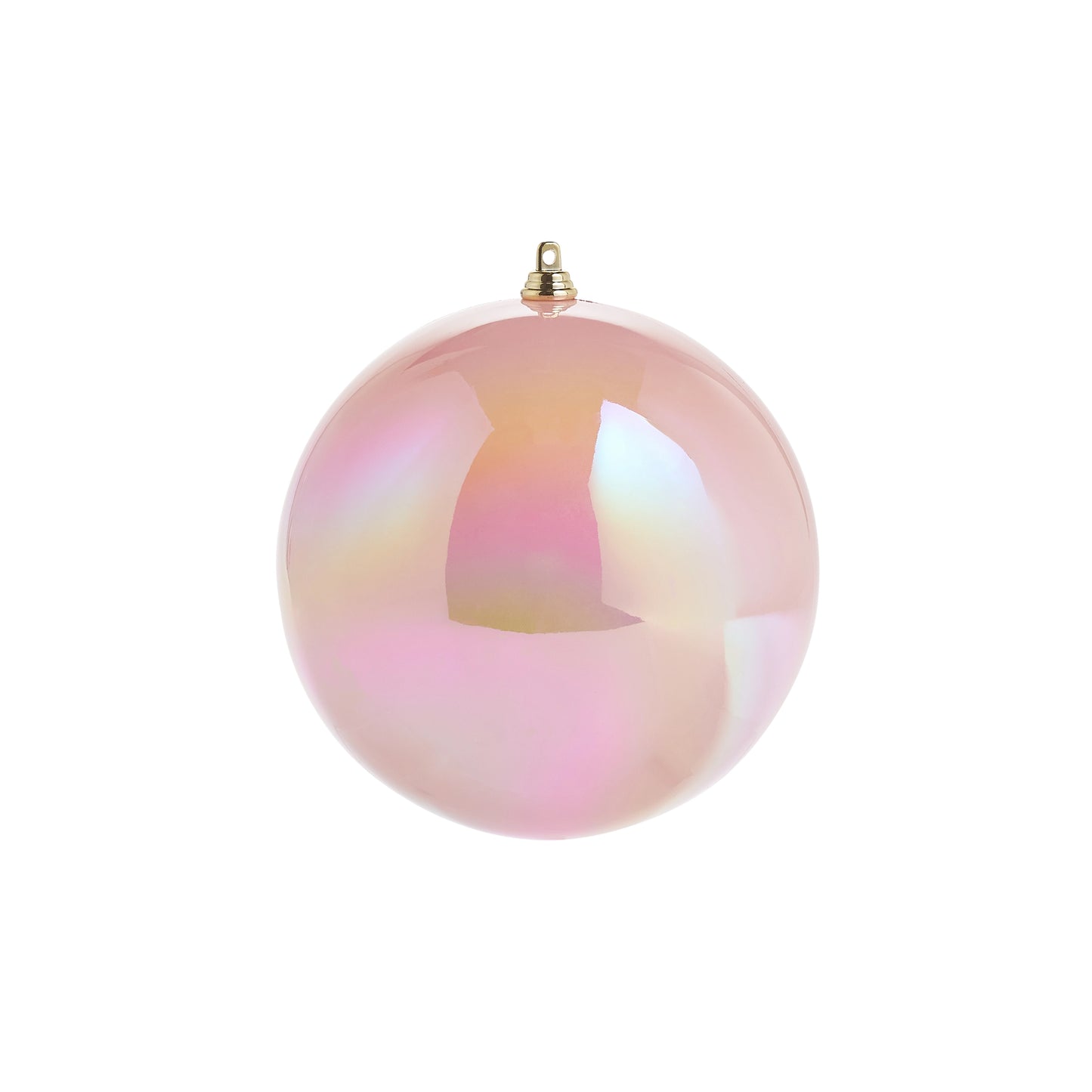 6" Iridescent Pink Ball Ornament
