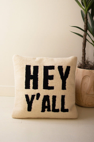 Hey Y’all Pillow