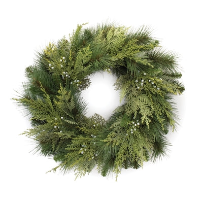 Mixed Pine Wreath 24.5"