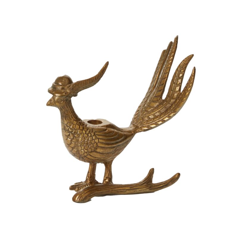 E&E Pheasant Candlesticks