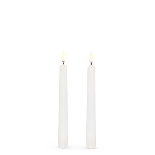 7” White Taper Candle