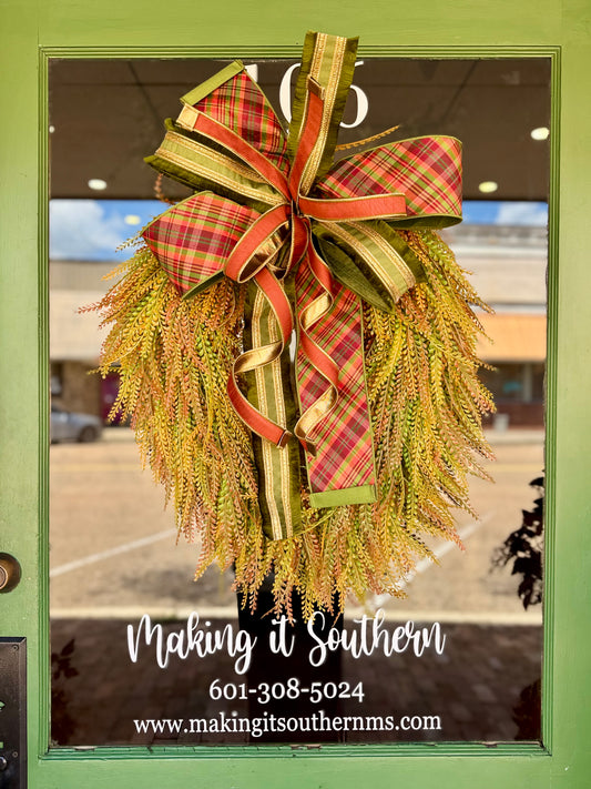 Plaid Tierra Bow