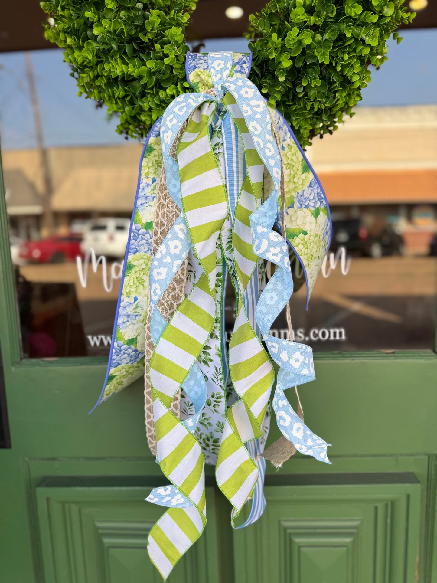 Hydrangea Ribbon Sash