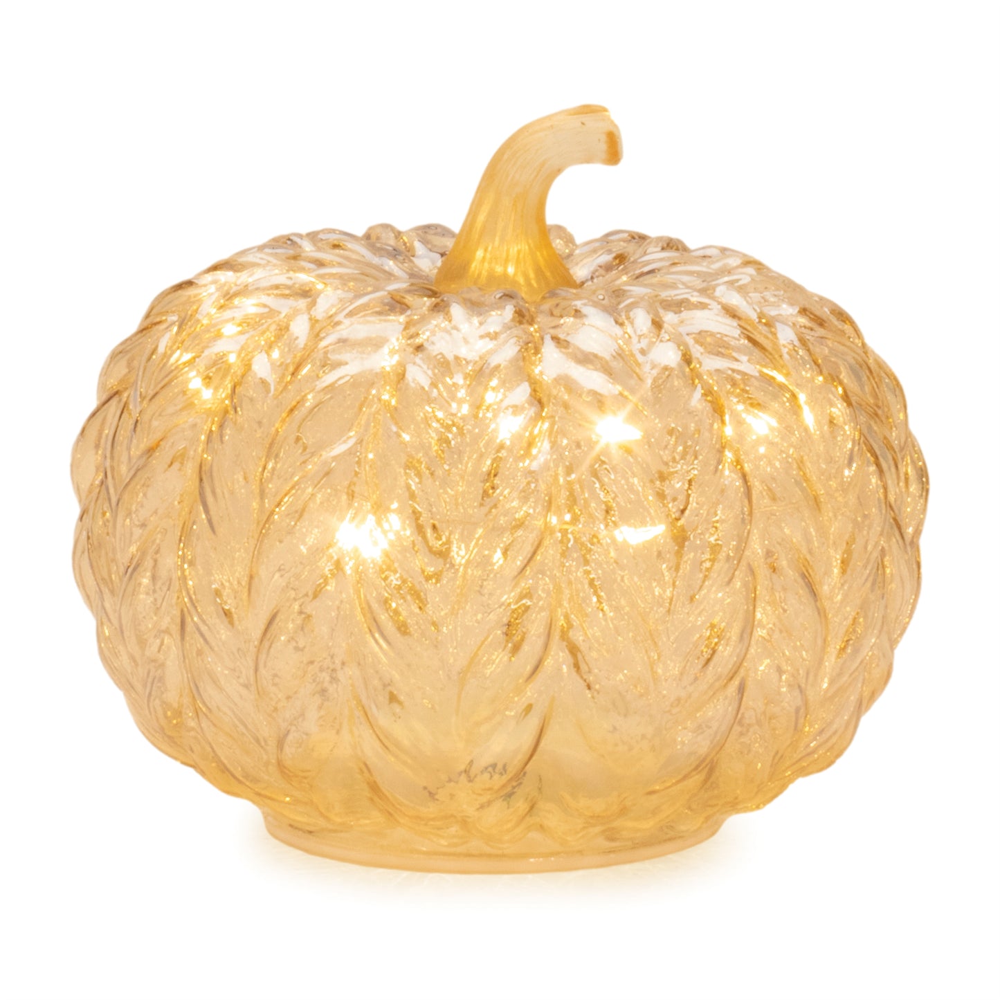 LED Glass Pumpkin