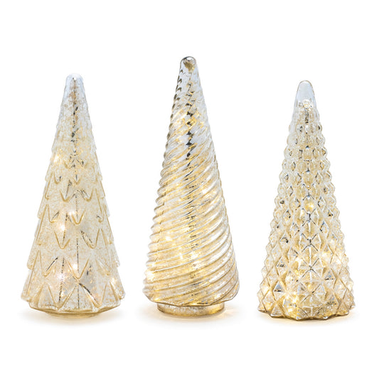 LED Mercury Glass Tree