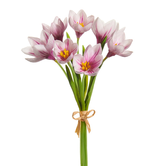 12" Real Touch Purple Crocus Bundle