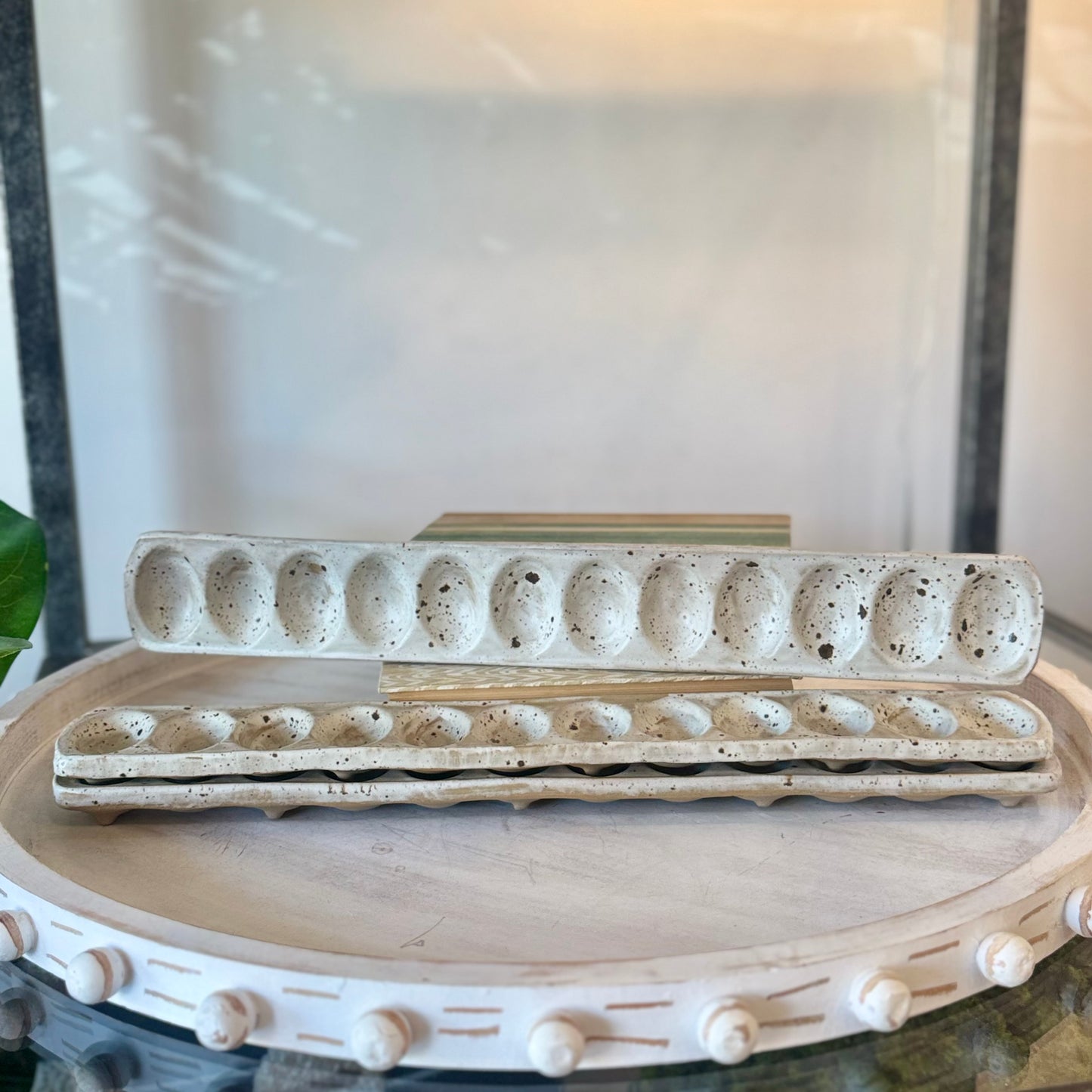 Pottery Egg Tray