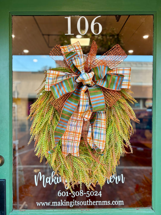 Sweet Plaid Bow