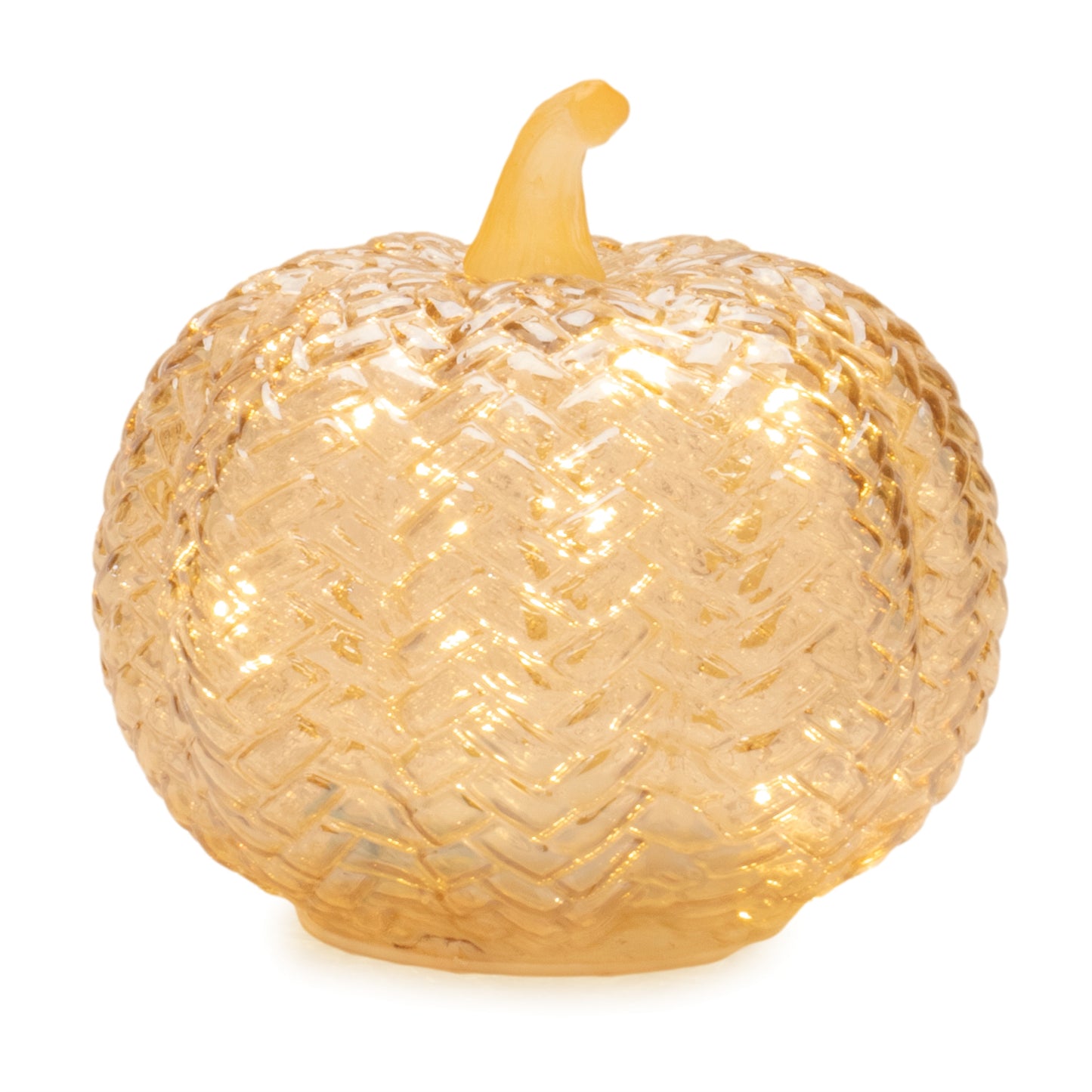 LED Glass Pumpkin