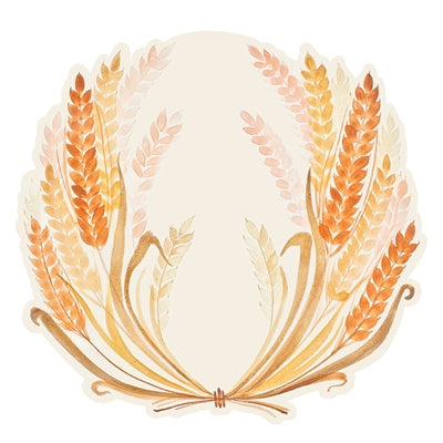 Die-Cut Golden Harvest Placemat- Pad of 12
