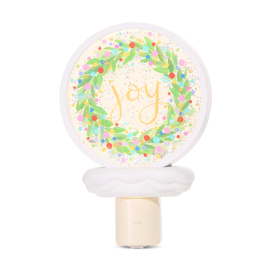 6.5" Confetti Wreath Of Joy Night Light