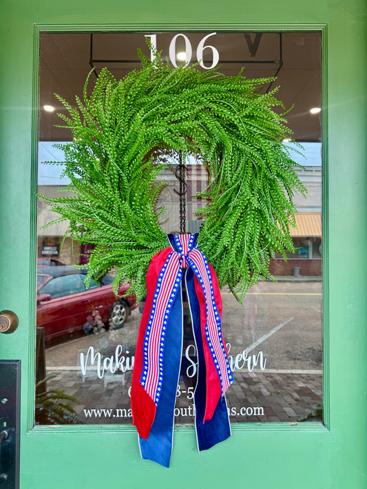 Patriotic Velvet Sash