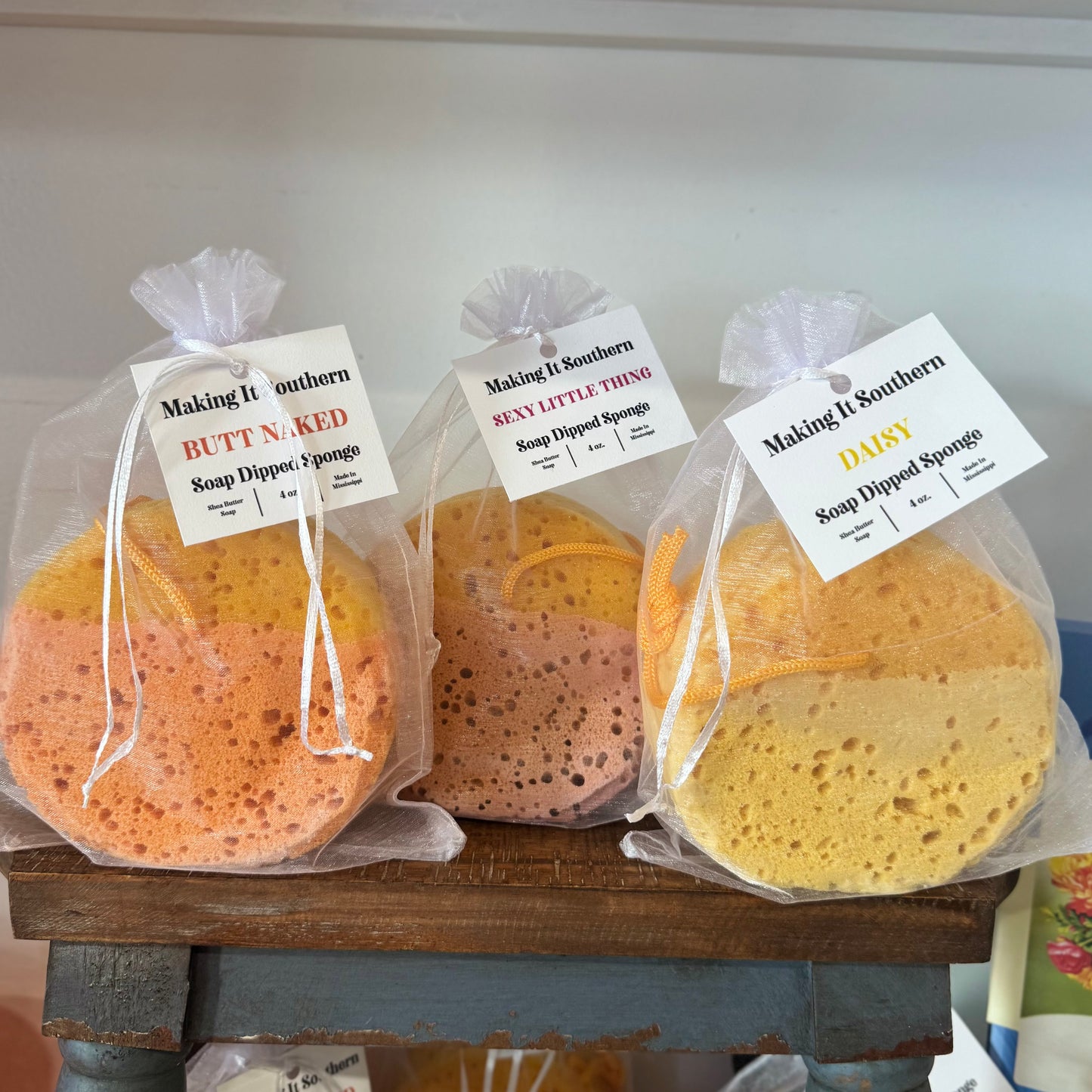 Soap Dipped Sponge, 4 oz.