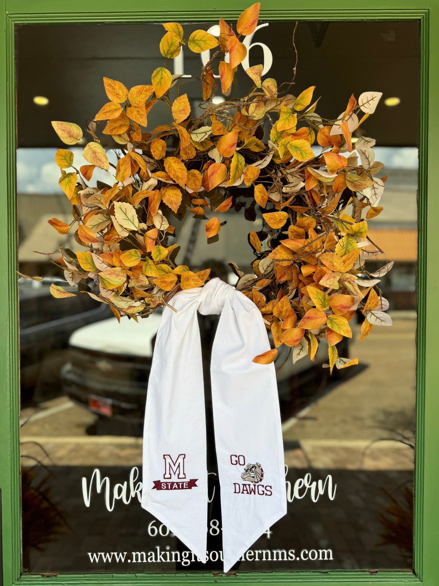 MSU Wreath Sash