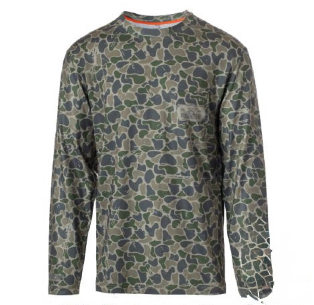 Backwoods Camo Dry Fit L/S