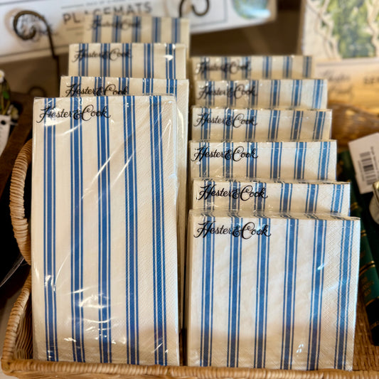 Cornflower Blue Stripe Napkin