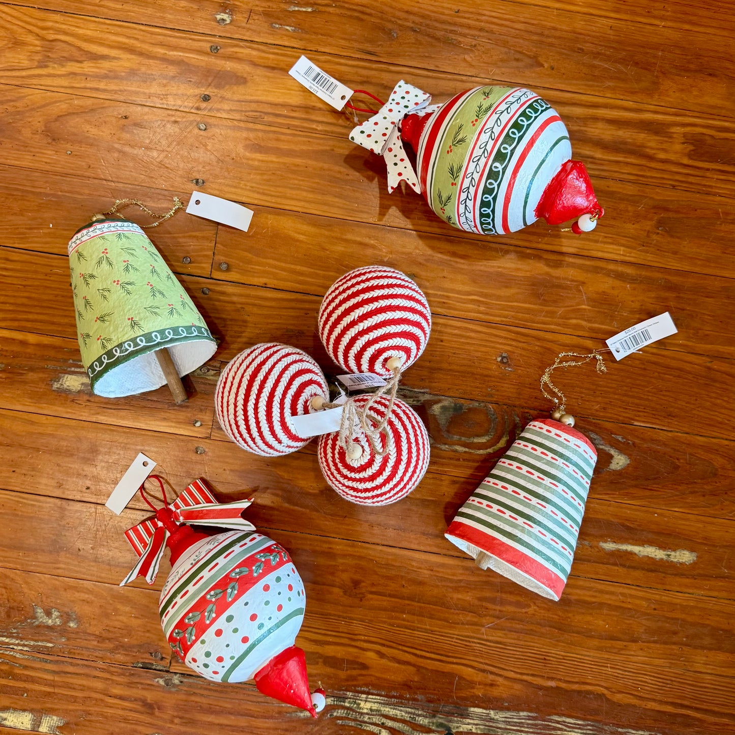 Paper Mache Ornament Bundle