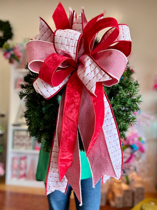 Red/White Bow