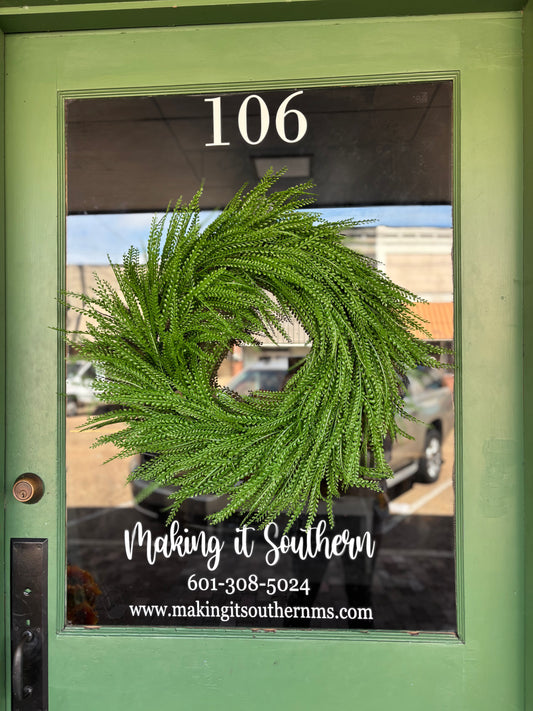 Round Beaded Grass Wreath