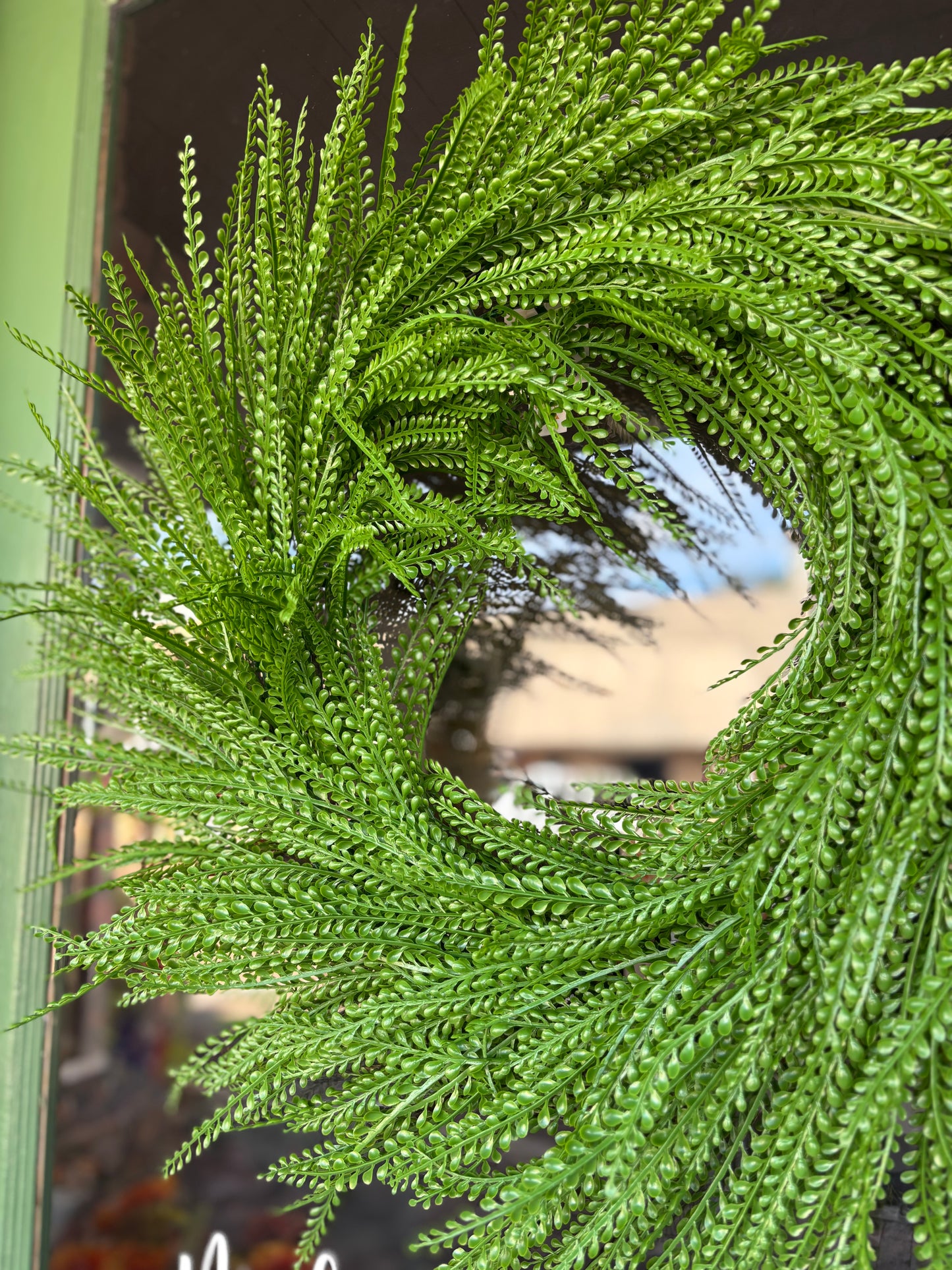 Round Beaded Grass Wreath