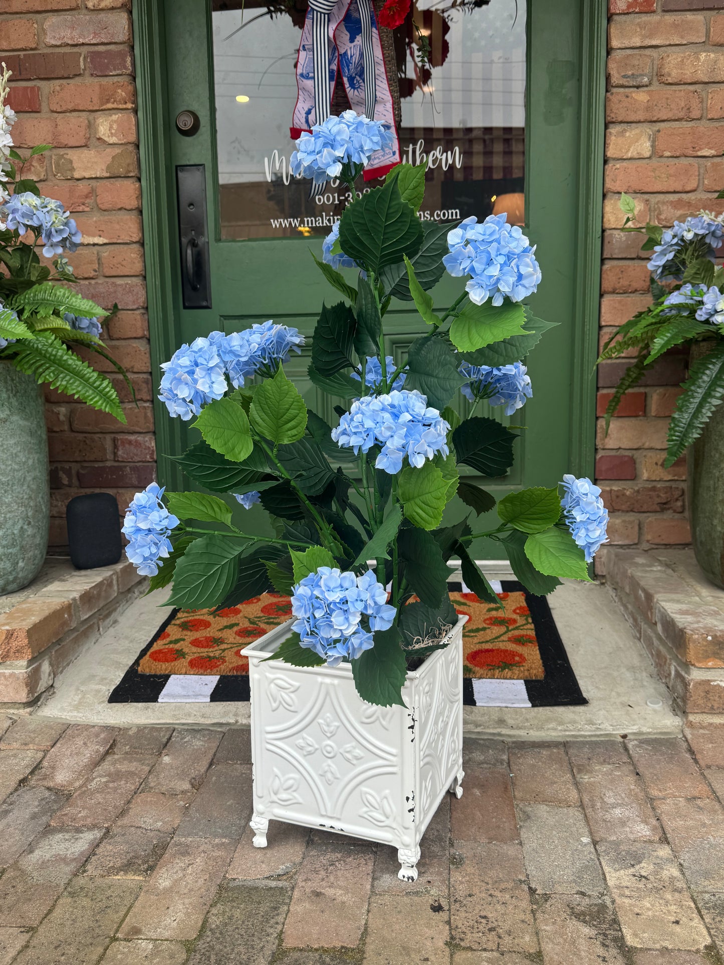 UV Proof Blue Hydrangea Bush- LOCAL PICK UP ONLY