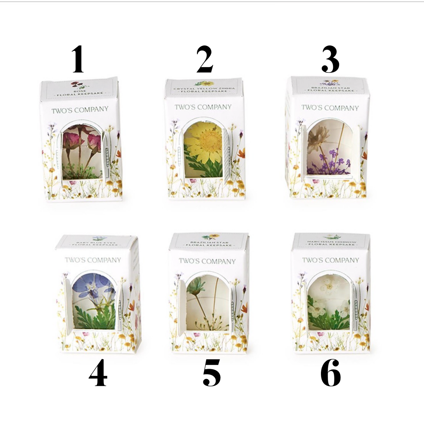 Wildflowers Pressed Floral Keepsake