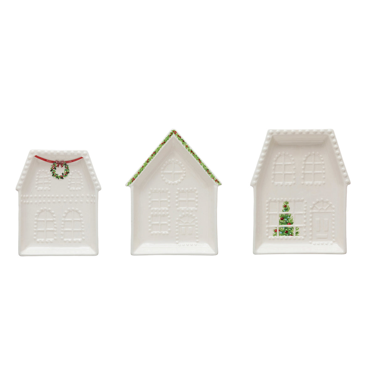 Stoneware House Plates
