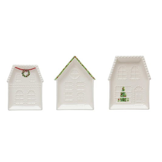 Stoneware House Plates