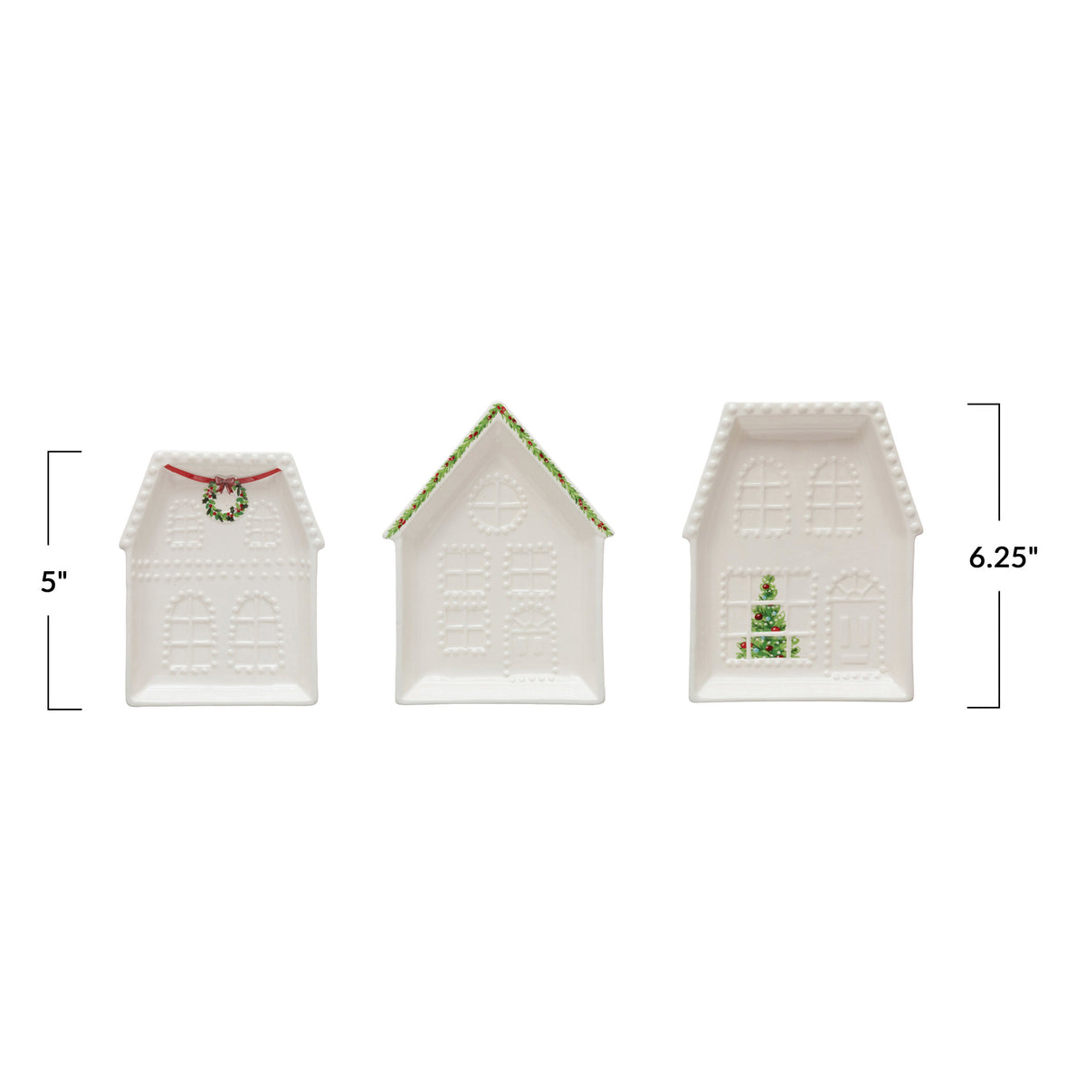 Stoneware House Plates