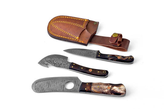 Damascus Steel Hunting/Outdoor Set