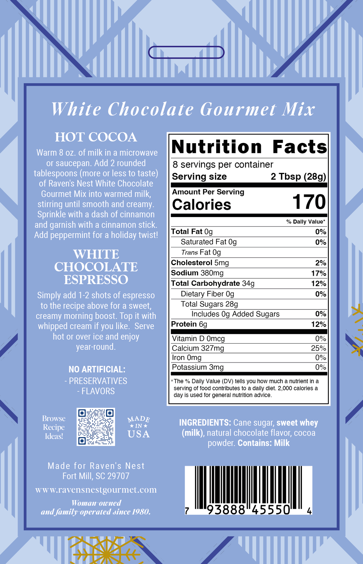 White Hot Chocolate Gift Box