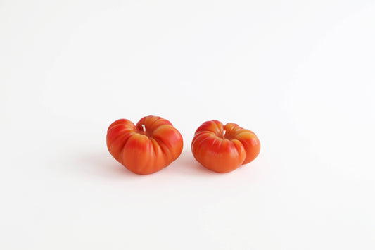 Heirloom Tomato Beeswax Candle: Orange
