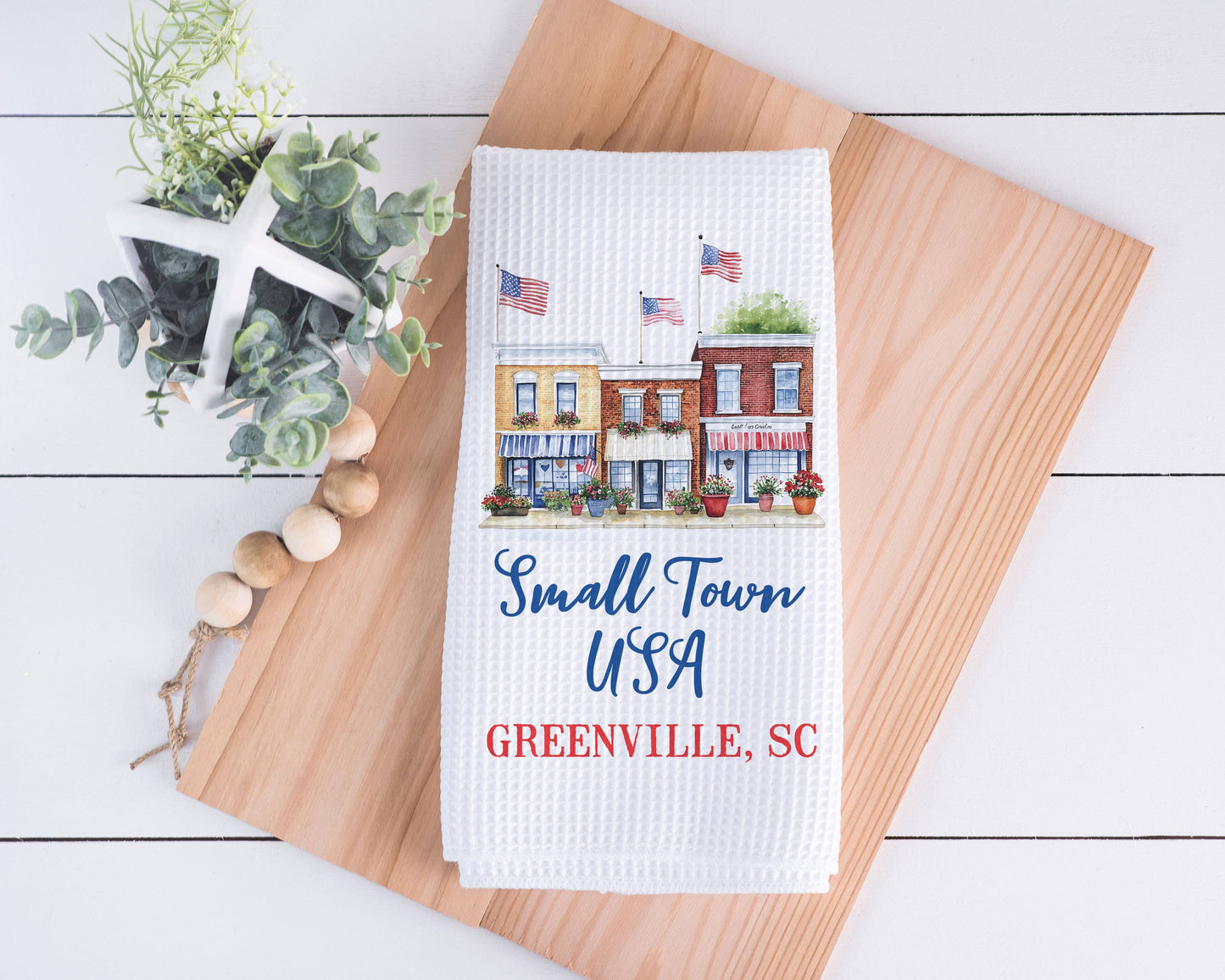 Crystal Springs Patriotic Kitchen Towel